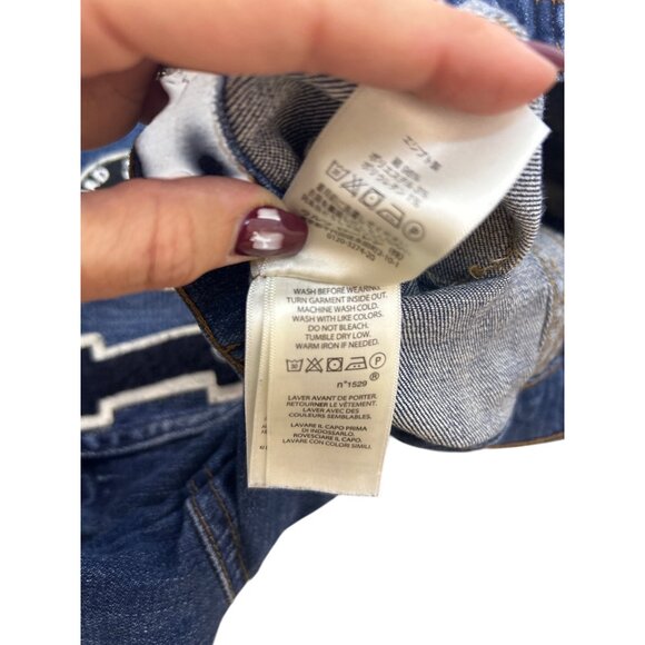 Polo Ralph Lauren Girl's Size 8 Denim Jean Jacket Pep Squad Patches Retro - Picture 9 of 10